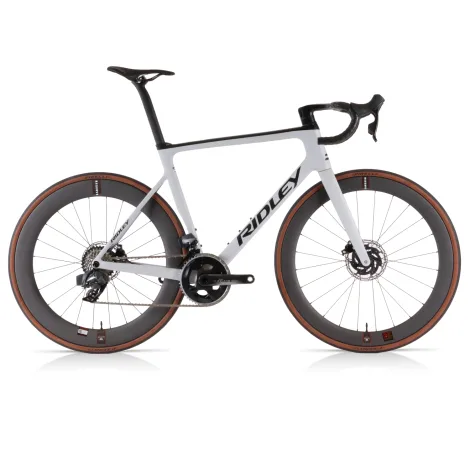 Ridley Falcn RS 50|65 Force AXS Carbon Custom Road Bike - Black / Battleship Grey / Large / Ex Display (marked on top tube)