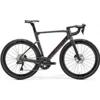 Merida Reacto 9000 Carbon Aero Road Bike  2025 Large - Dark Grey/Purple