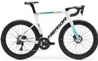 Merida Reacto Team Carbon Road Bike Team Pearl/Blue 2025 Medium - Bahrain Victorious Team Pearl/Blue