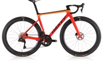 Ridley Falcn RS R-SL 50 Ultegra Di2 Carbon Custom Road Bike - Black / Red / Orange / Small