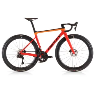 Ridley Falcn RS R-SL 50 Ultegra Di2 Carbon Custom Road Bike - Black / Red / Orange / Small