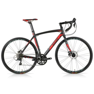 Wizard Spark 2.7 Disc Road Bike - Black / Red / 56cm