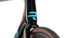 Ridley helium disc ultegra carbon road bike black / belgian blue / medium
