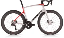 Ridley noah fast disc ultegra di2 50|65 carbon custom road bike silver / red / medium