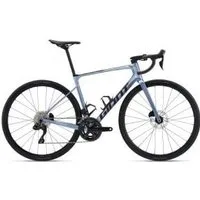 Giant Defy Advanced 1 Road Bike 2025 Medium Gloss Frost Silver/Cordovan