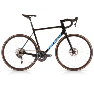 Ridley Helium Disc Ultegra Carbon Road Bike Black / Belgian Blue / Large