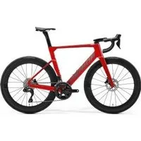 Merida Reacto 6000 Carbon Aero Road Bike 2026 Large Dark Race Red (Gunmetal Grey)