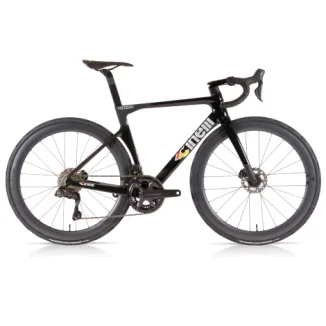 Cinelli Pressure Ultegra Di2 Kleos Carbon Road Bike Triple Black / Small